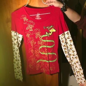 Long sleeve cartoon shirt